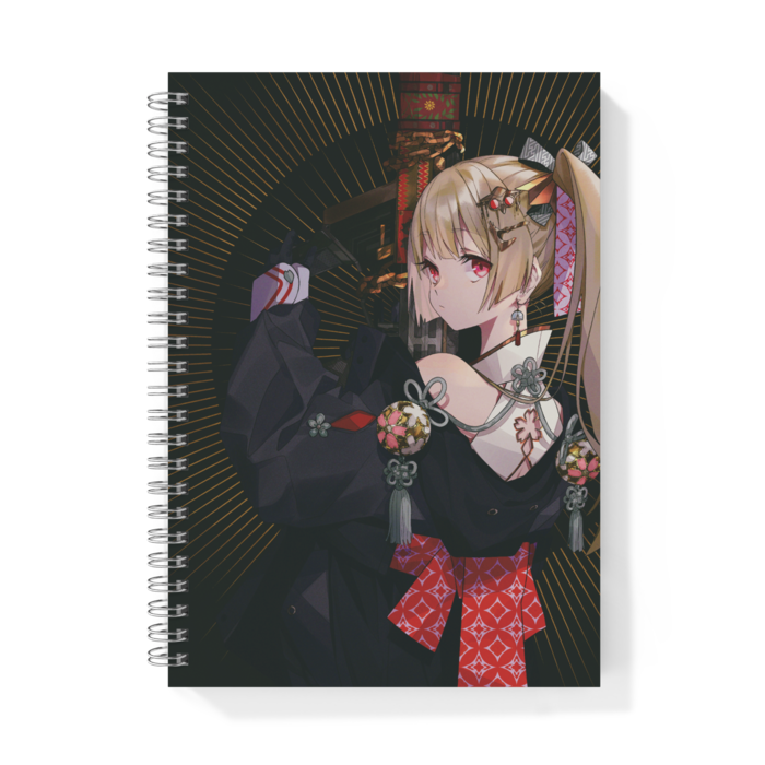 黒 戦闘服デザインリングノート ふーりんのおみせ Booth