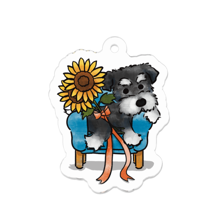 アクリルキーホルダー - 50 x 50 (mm)