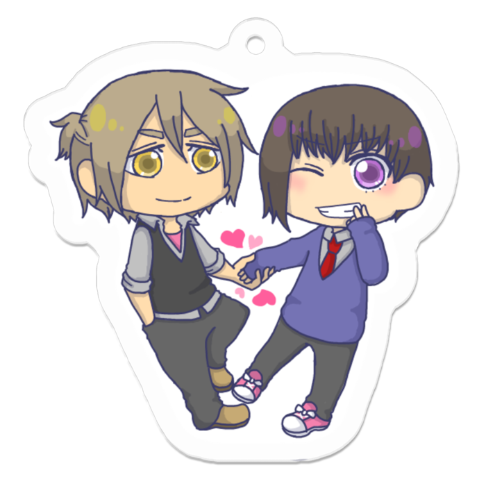 アクリルキーホルダー - 50 x 50 (mm)