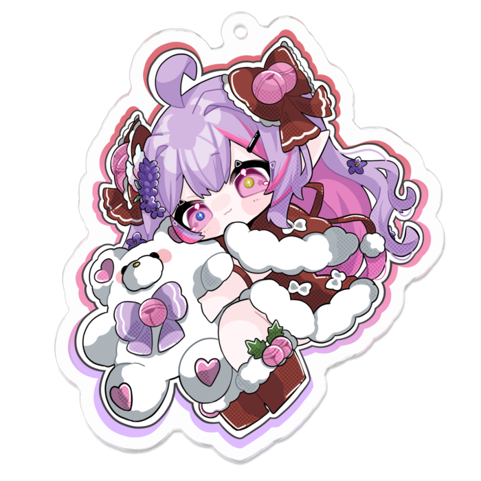 アクリルキーホルダー - 70 x 70 (mm)