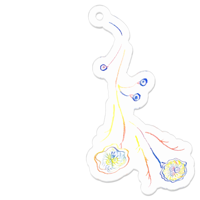 アクリルキーホルダー - 50 x 50 (mm)