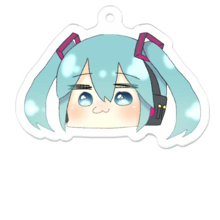 アクリルキーホルダー - 50 x 50 (mm)