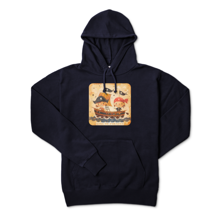 パーカー - L - ネイビー