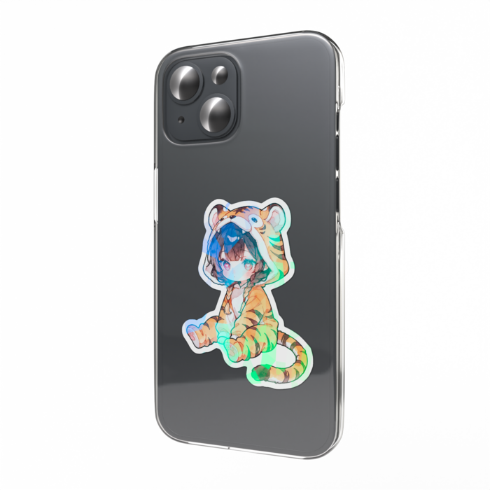 ホログラムスマホステッカー - 縦