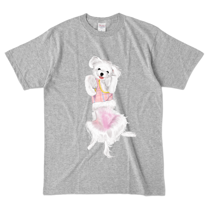カラーTシャツ - L - 杢グレー (濃色)