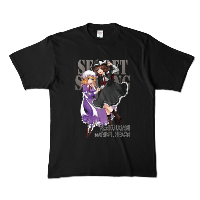 カラーTシャツ - XL - ブラック (濃色)