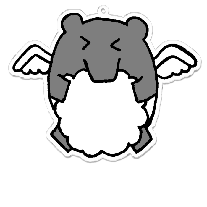 アクリルキーホルダー - 100 x 100 (mm)