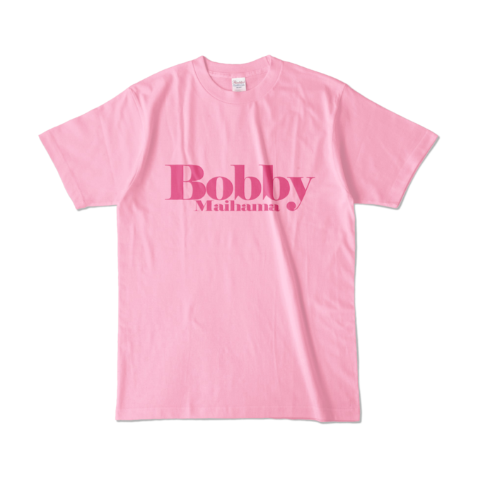 BobbyのカラーTシャツ - L - ピーチ (淡色)