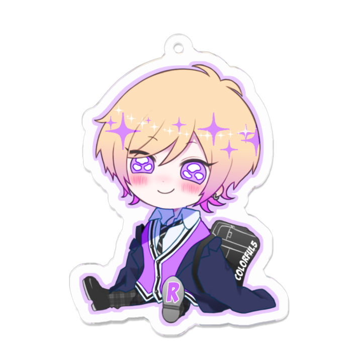 アクリルキーホルダー（コーティング） - 70 x 70 (mm)