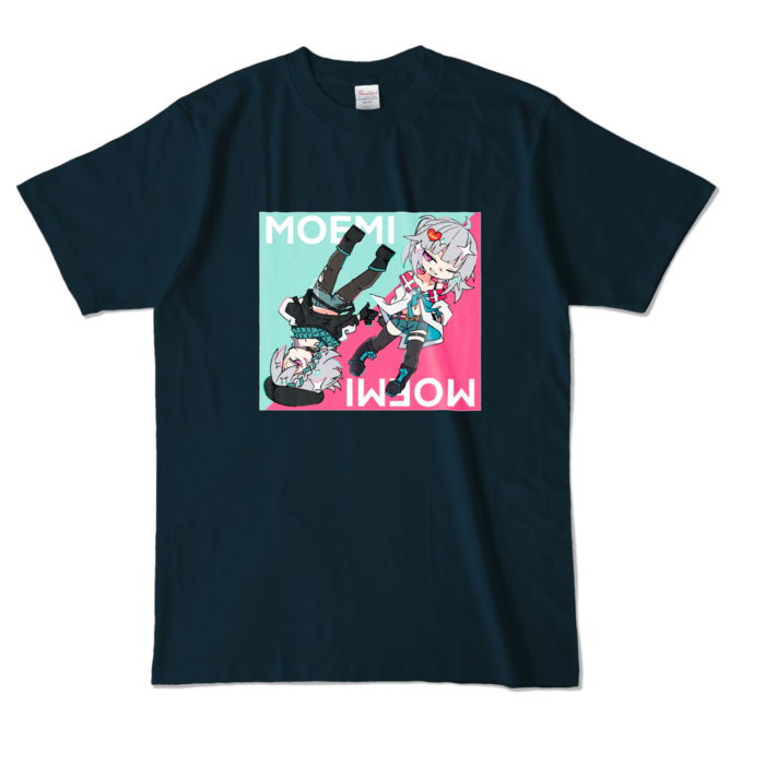 カラーTシャツ - L - ネイビー (濃色)