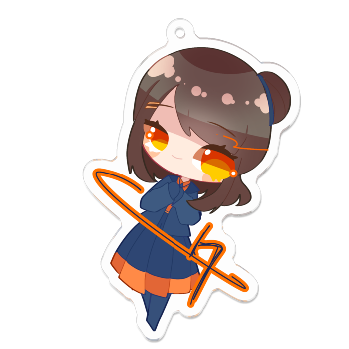 アクリルキーホルダー - 70 x 70 (mm)