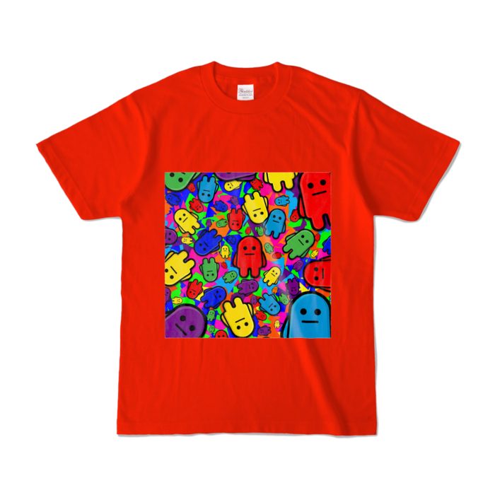 カラーTシャツ - S - レッド (濃色)