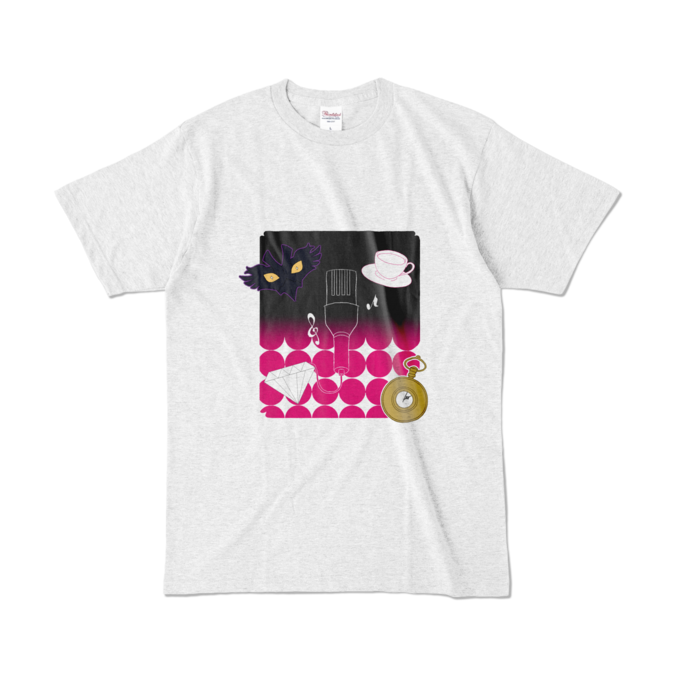 渡会雲雀カラーTシャツ - L - アッシュ (淡色)