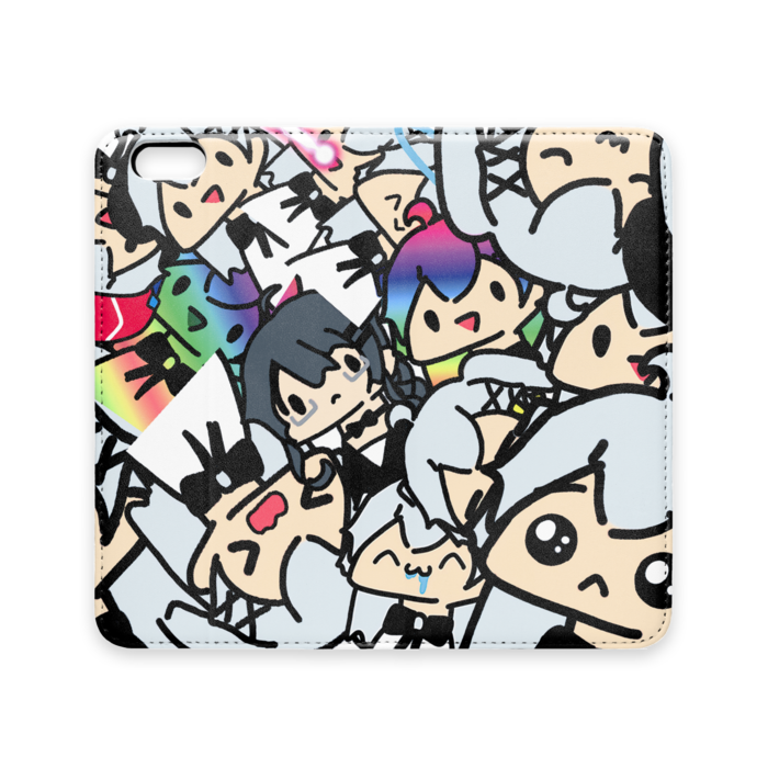 手帳型iPhoneケース（ベルトなし） - iPhone 6 Plus / 6s Plus - ストラップ穴 なし