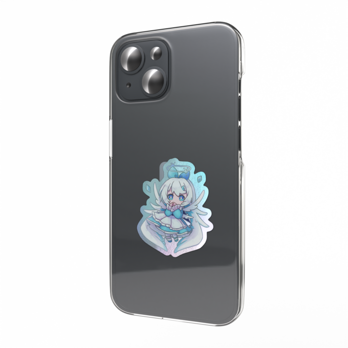 オーロラスマホステッカー - 縦