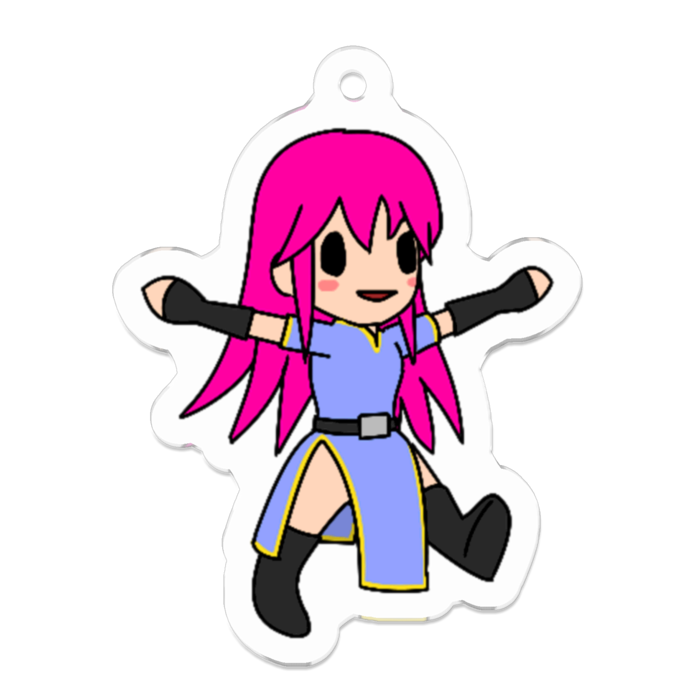 アクリルキーホルダー - 50 x 50 (mm)