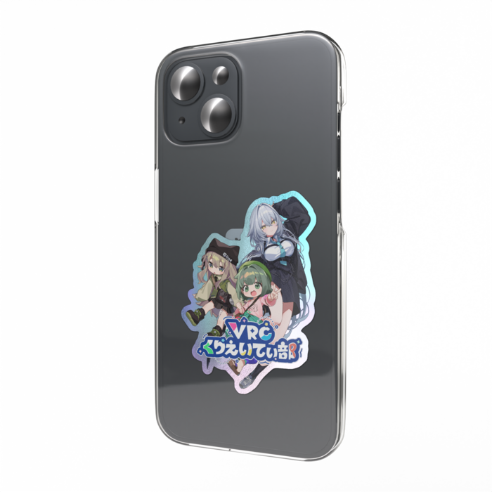 オーロラスマホステッカー - 縦