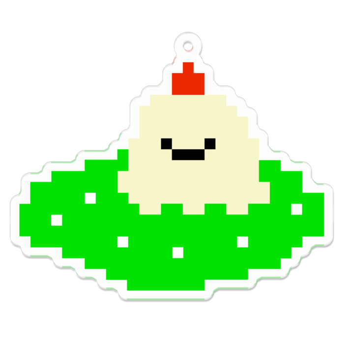 アクリルキーホルダー(コーティング) - 70 x 70 (mm)
