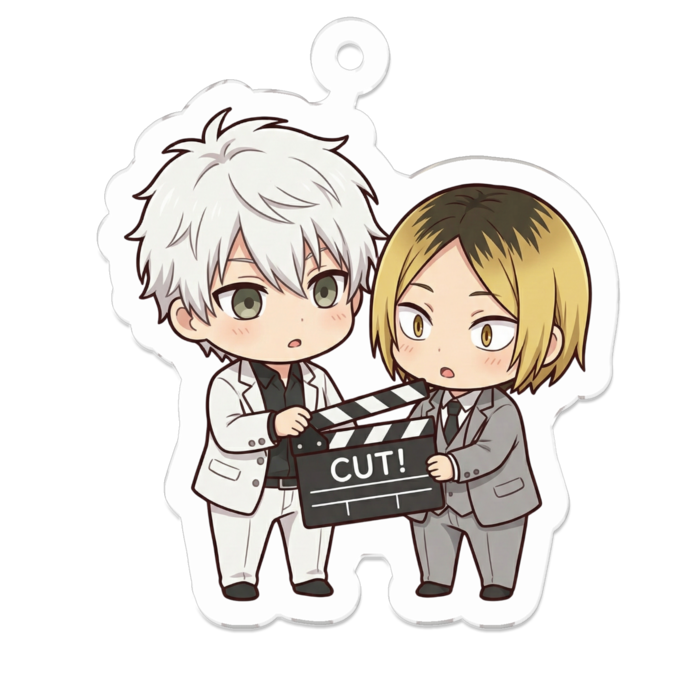 アクリルキーホルダー - 50 x 50 (mm)