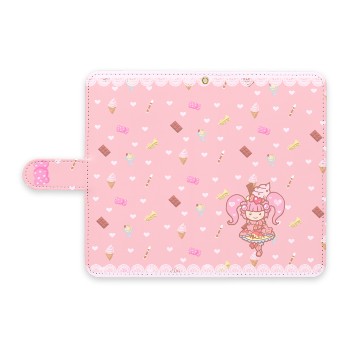 手帳型Androidケース - L - ストラップ穴 あり