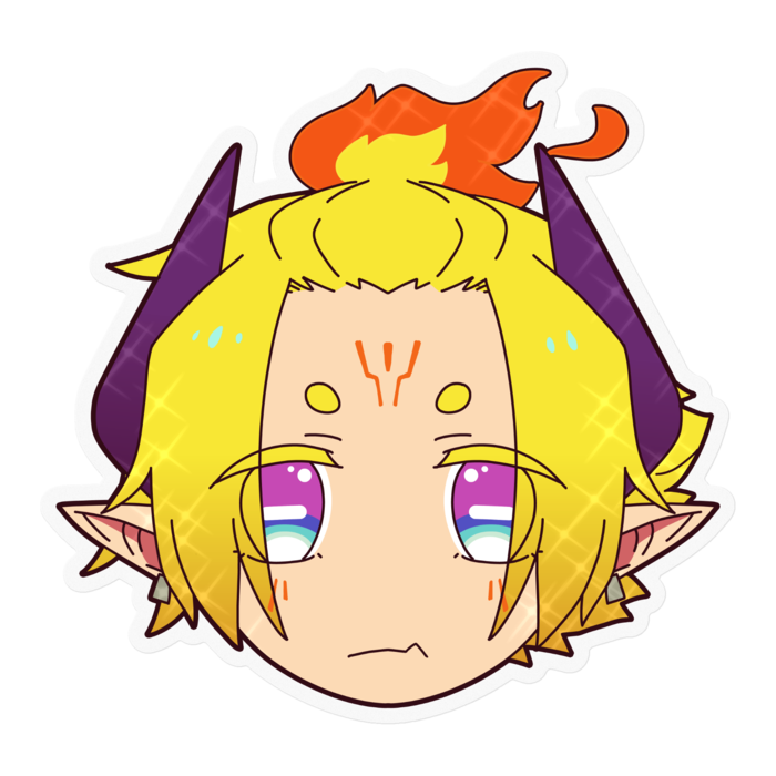 クリアステッカー - 100 x 100 (mm)