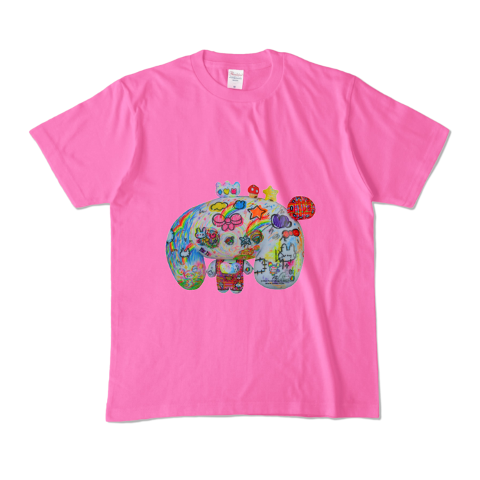 カラーTシャツ - M - ピンク (濃色)