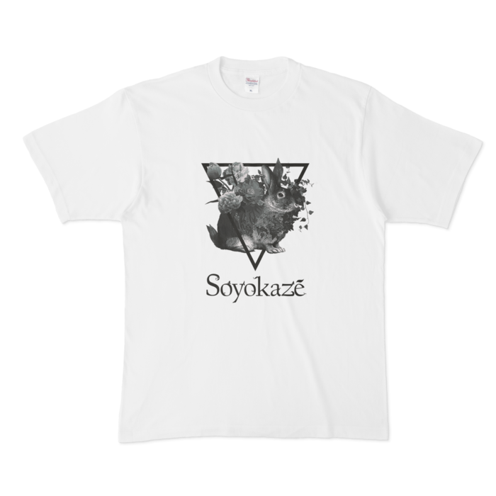 Tシャツ - XL - 白(モノトーン)