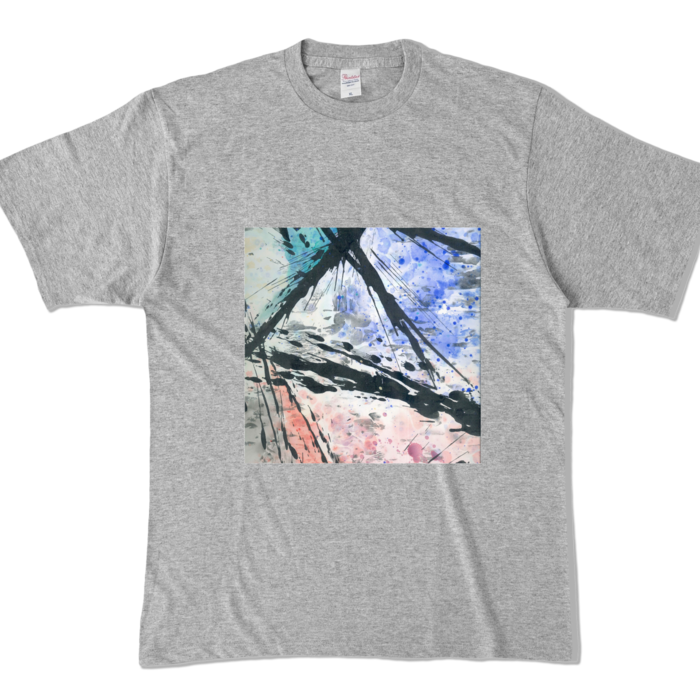 カラーTシャツ - XL - 杢グレー (濃色)