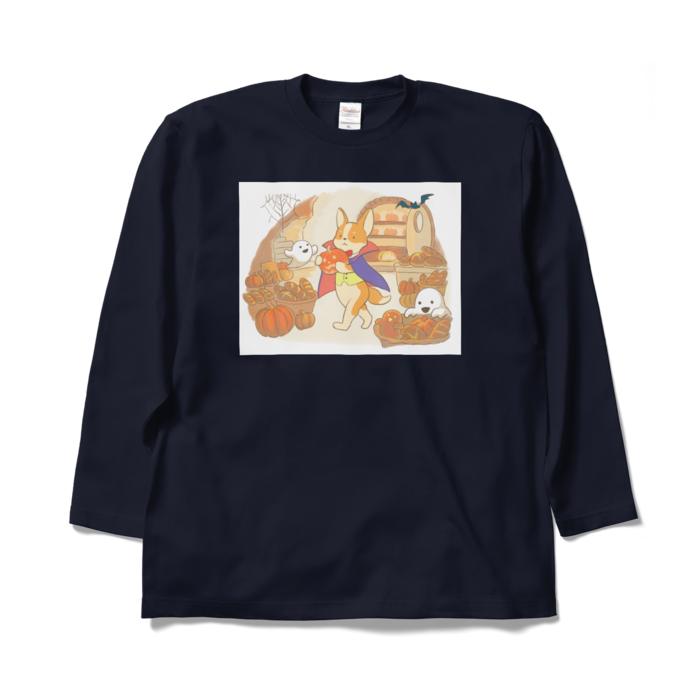 ロングスリーブTシャツ - XL - ネイビー