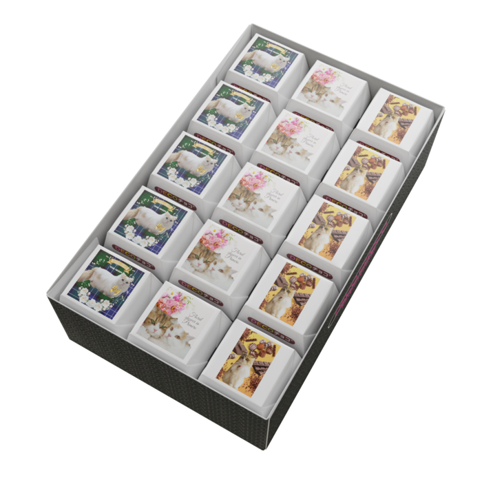 ぷりめろDECOチョコ - デザインAタイプ-45個入り