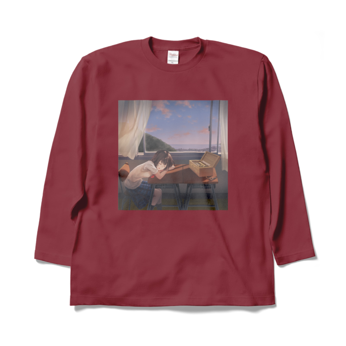 ロングスリーブTシャツ - XL - バーガンディ