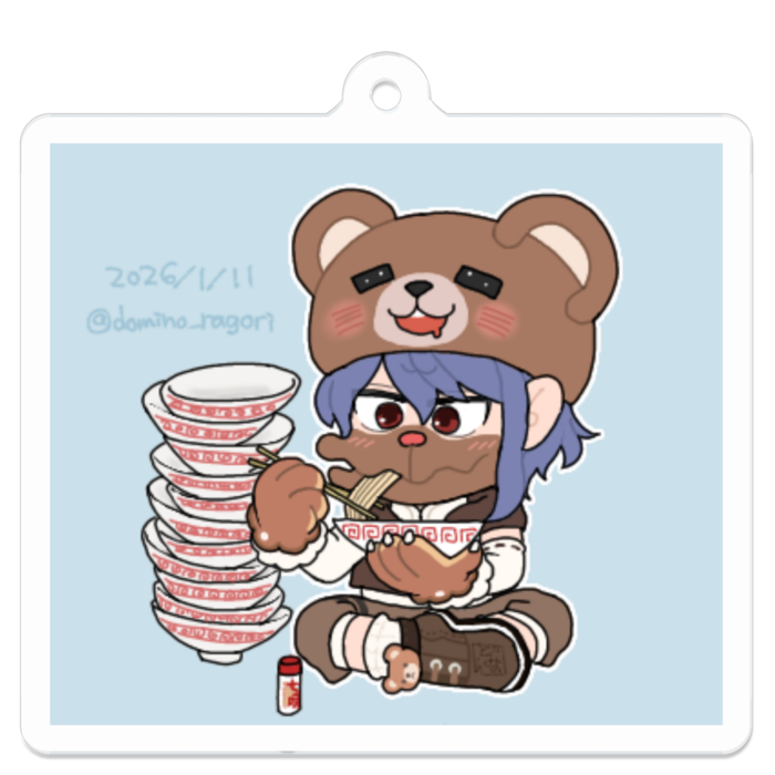 アクリルキーホルダー - 50 x 50 (mm)(15)