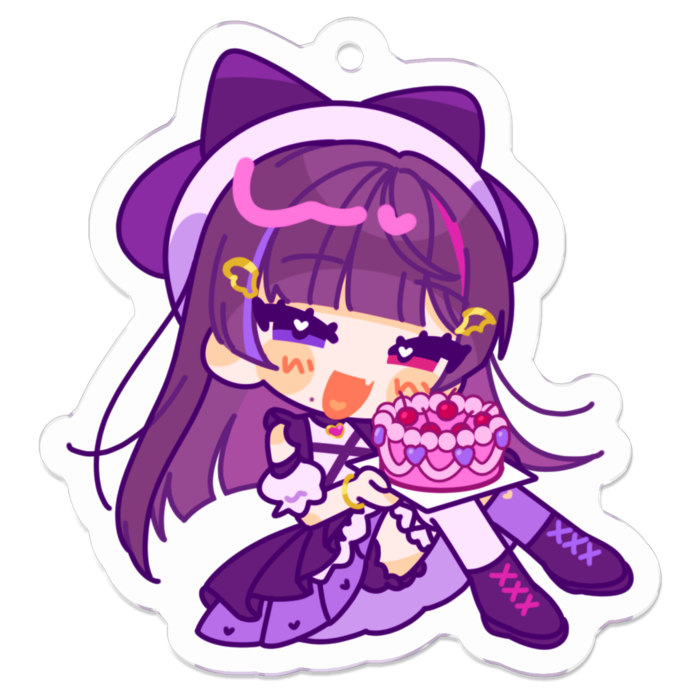 アクリルキーホルダー - 50 x 50 (mm)