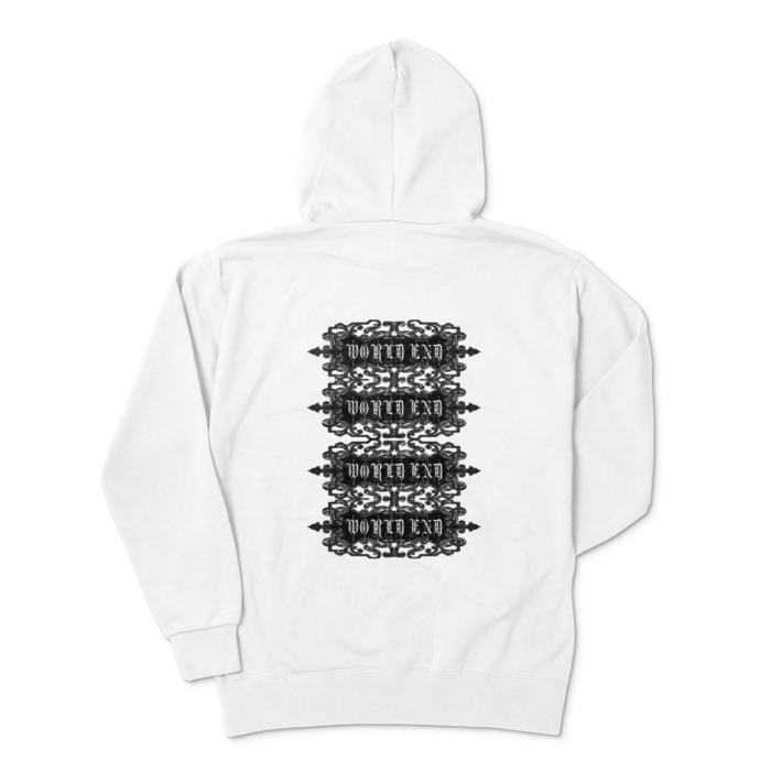 ジップパーカー - XL - 背面