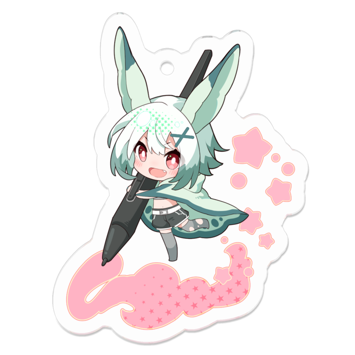 アクリルキーホルダー - 50 x 50 (mm)