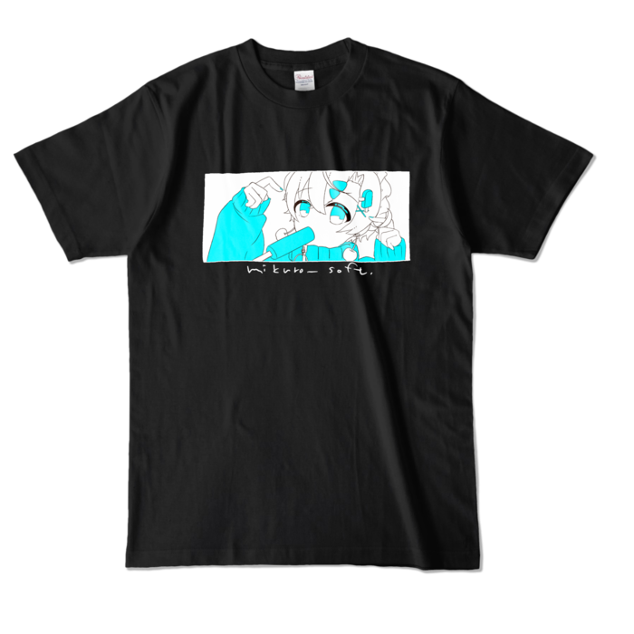 カラーTシャツ - L - ぶらっく (濃色)