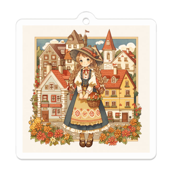 アクリルキーホルダー - W50 × 50mm 以内