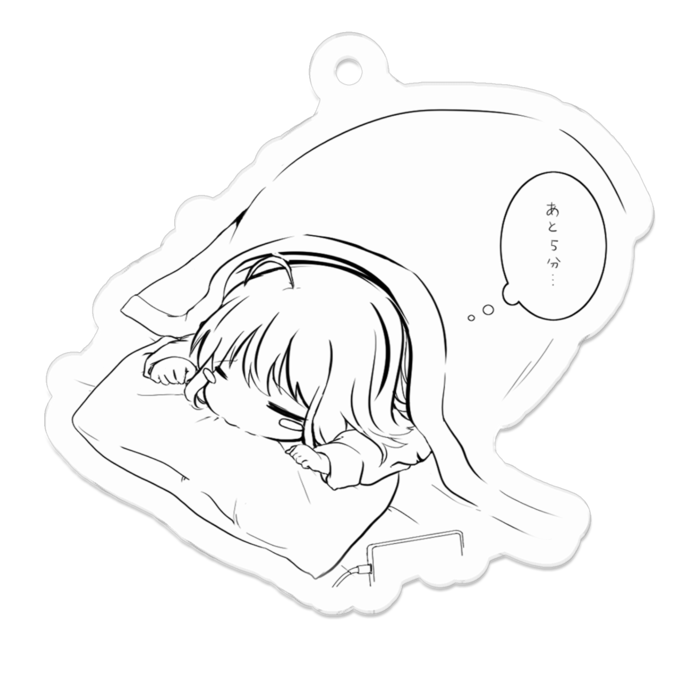 アクリルキーホルダー - 50 x 50 (mm)