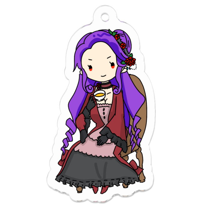 アクリルキーホルダー - 50 x 50 (mm)