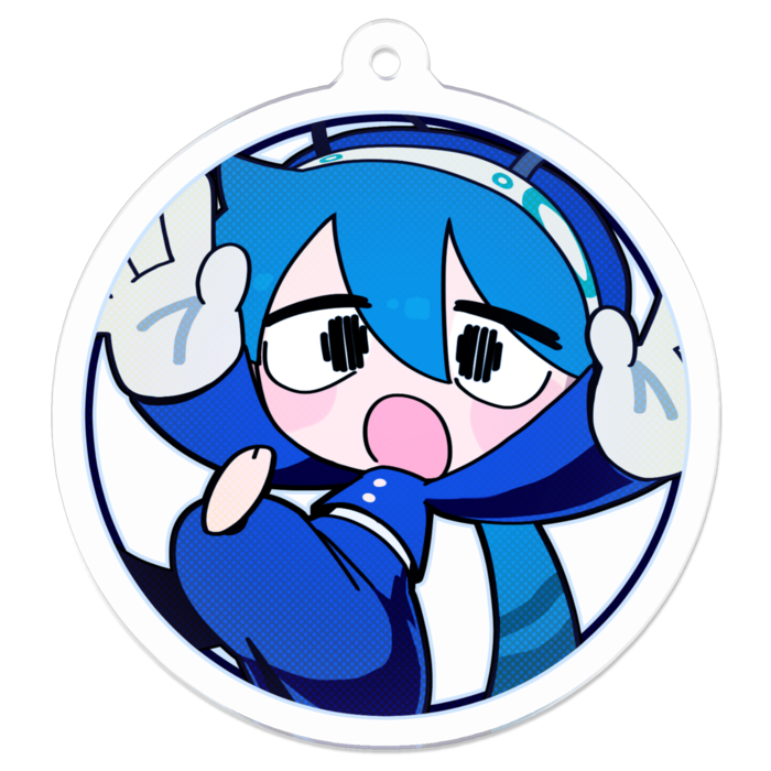 アクリルキーホルダー - 50 x 50 (mm)