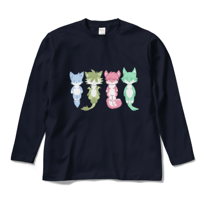 ロングスリーブTシャツ - M - ネイビー