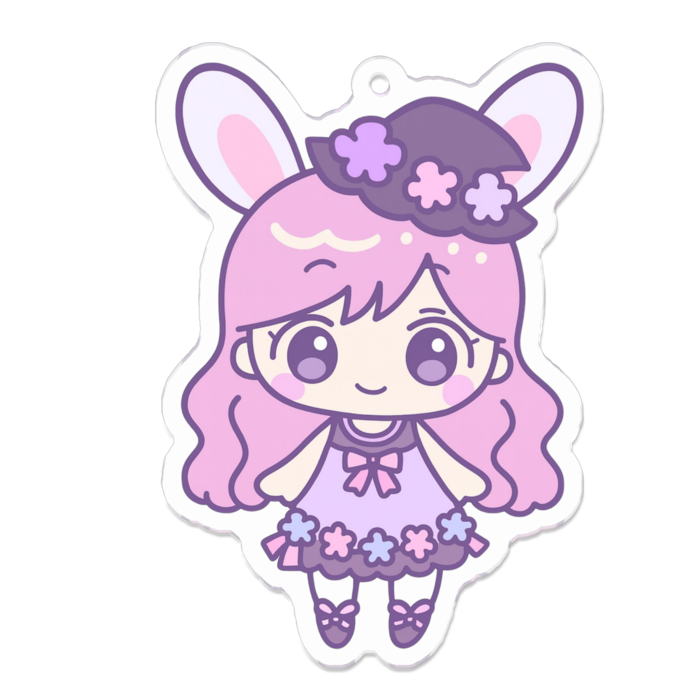 アクリルキーホルダー - 70 x 70 (mm)