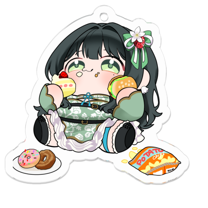 アクリルキーホルダー - 50 x 50 (mm)