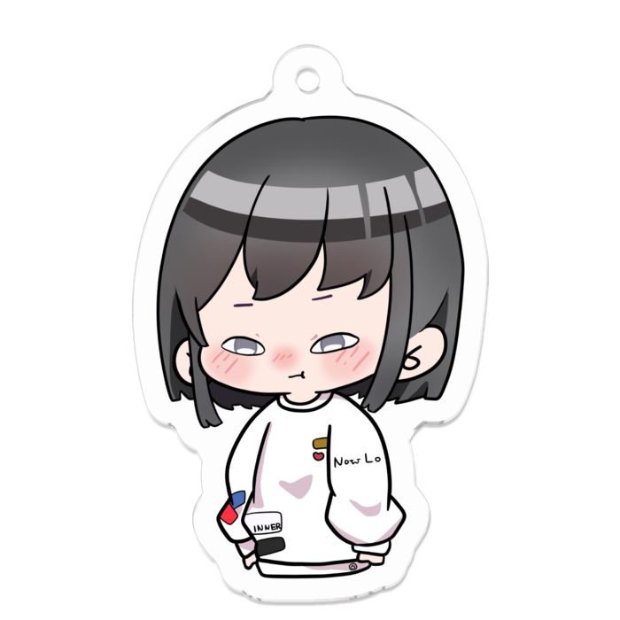 アクリルキーホルダー - 50 x 50 (mm)