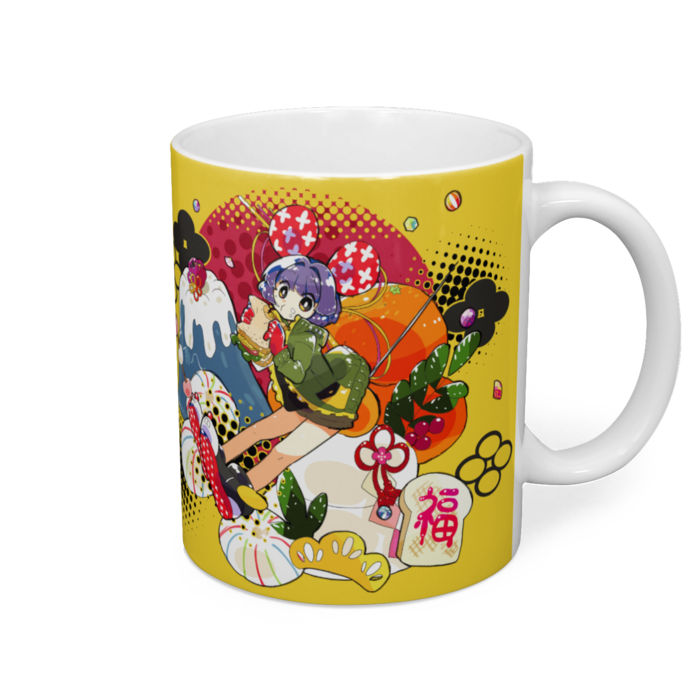 マグカップ - 直径 8 cm / 高さ 9.5 cm