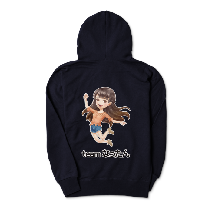 ジップパーカー - S - 背面