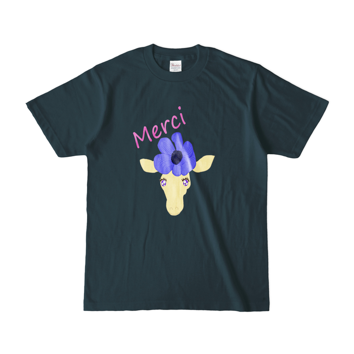 カラーTシャツ(濃色) - S - デニム