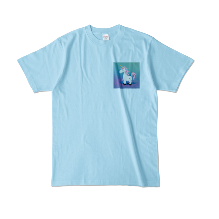 カラーTシャツ - L - ライトブルー (淡色)
