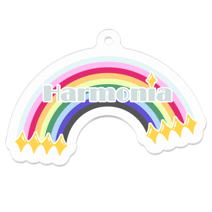 アクリルキーホルダー - 50 x 50 (mm)