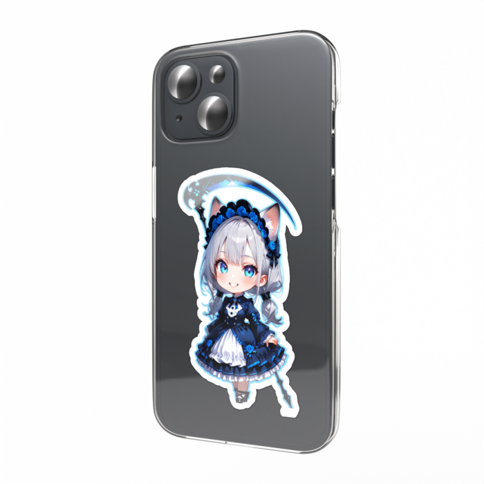 スマホステッカー - 縦 そこそこ大きいニャ！